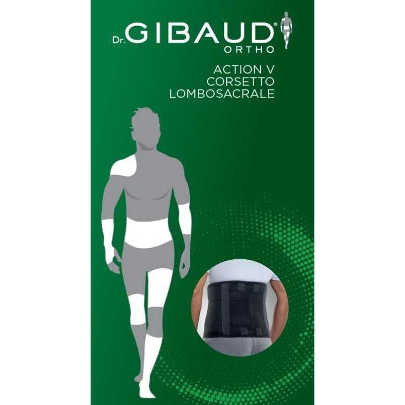 Corsetto lombosacrale gibaud ortho action v 5