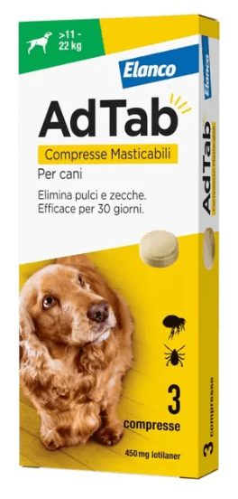 Adtab 450 mg Antiparassitario per cani 11-22kg