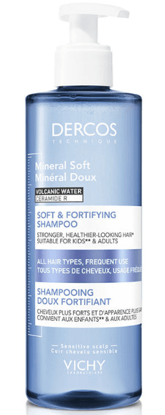 DERCOS TECHNIQUE MINÉRAL DOUX SHAMPOO 400ML
