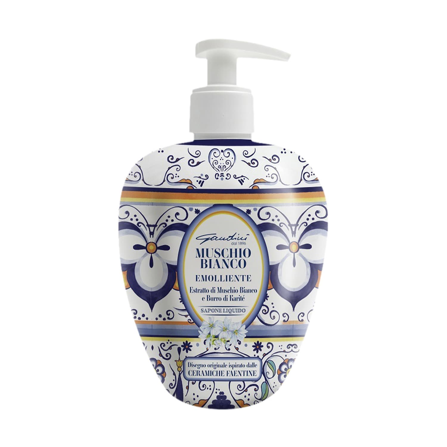Gandini Muschio Bianco Sapone Liquido Emolliente 500ml
