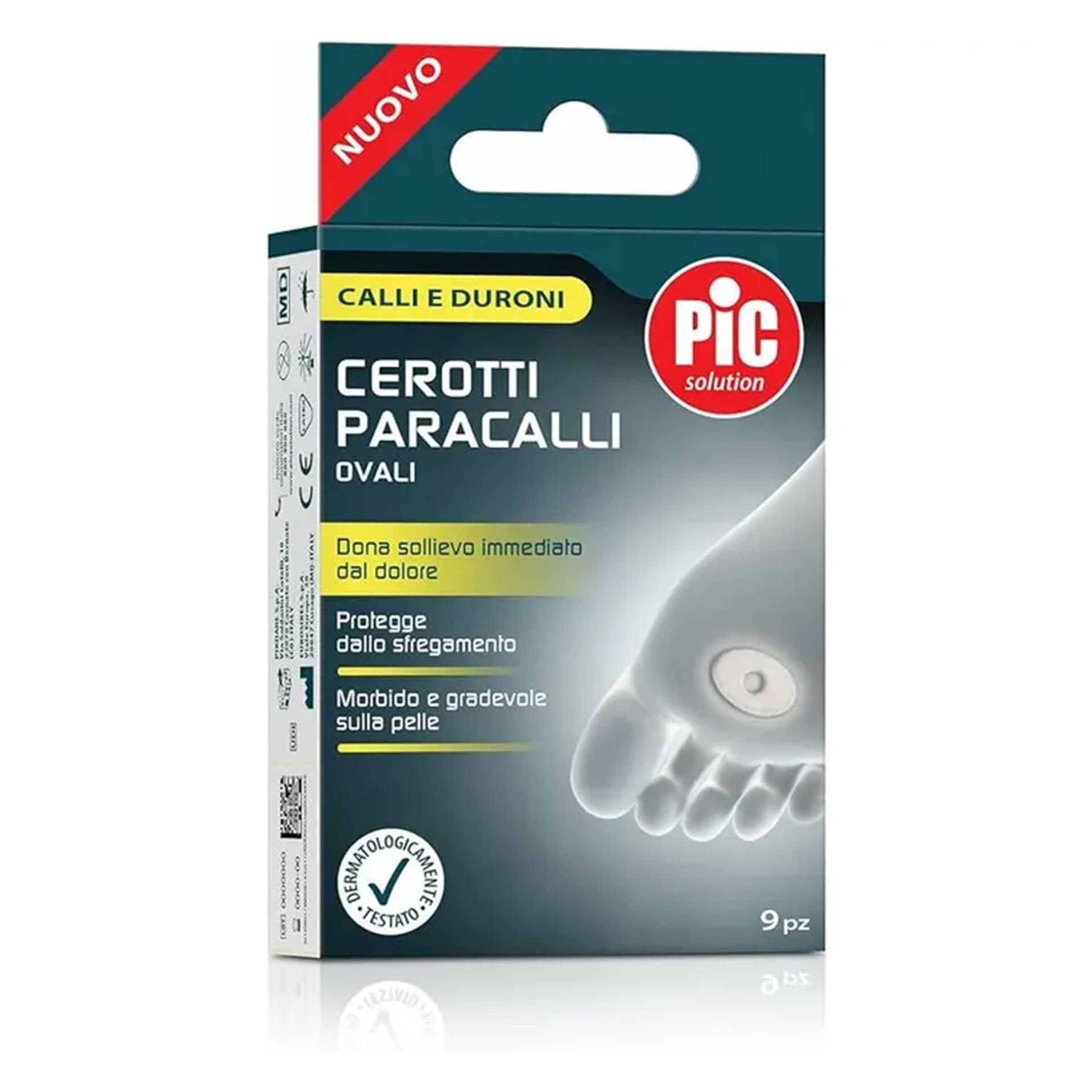 Pic Solution Cerotti Paracalli Ovali 9 Pezzi 2,8x1,8cm