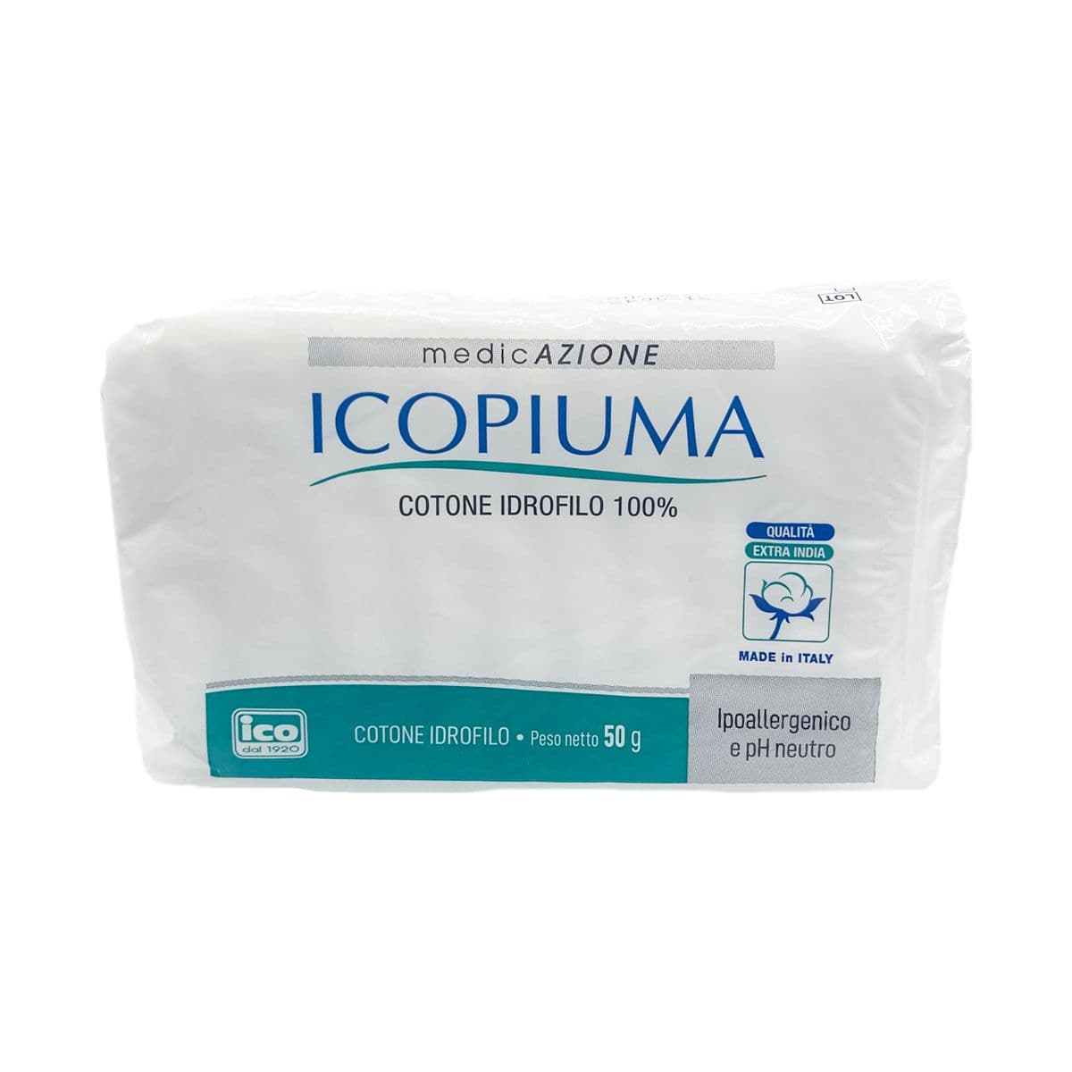 Icopiuma Cotone Idrofilo Extra India 50g