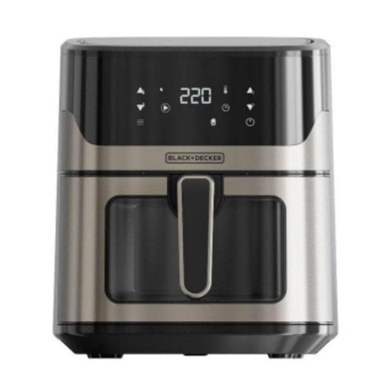 Friggitrice ad Aria Black & Decker BXAF6500E 6.5L 1600W Touchscreen 8 Programmi