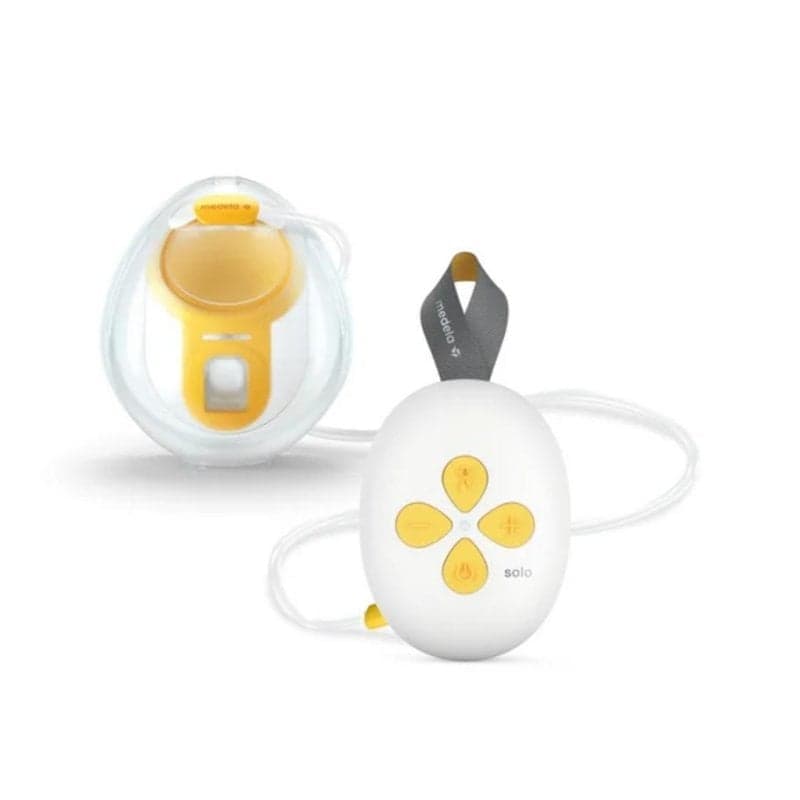 Estrattore di latte Medela Solo elettrico compatto bianco giallo