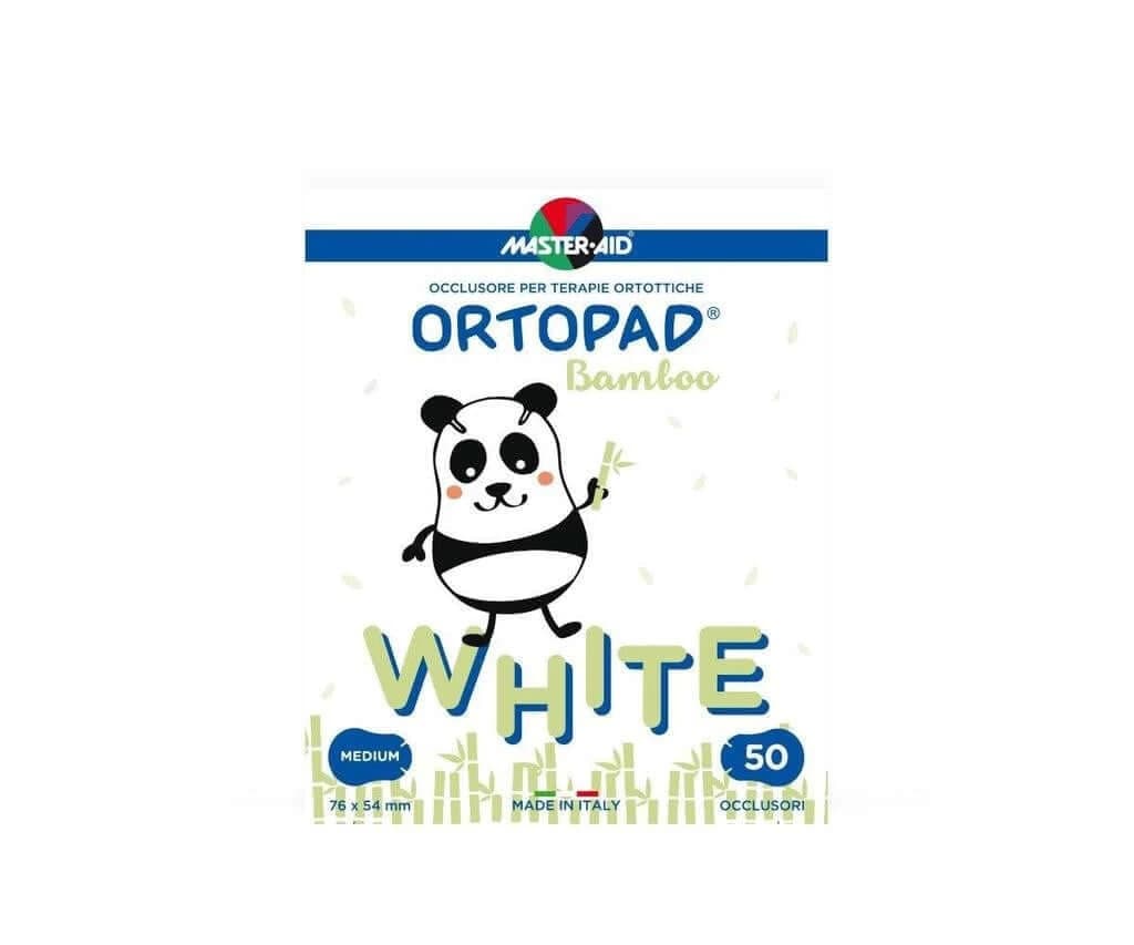 Master-Aid® Ortopad® White Occlusore Per Terapie Ortottiche Formato Medium Bianco 50 Pezzi