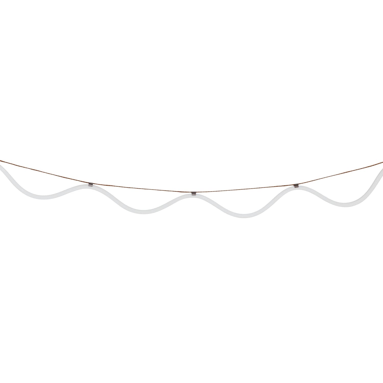 Petite Friture - Ghirlanda luminosa per l'esterno Spline - Arancione - Poliestere - Designer David Derksen
