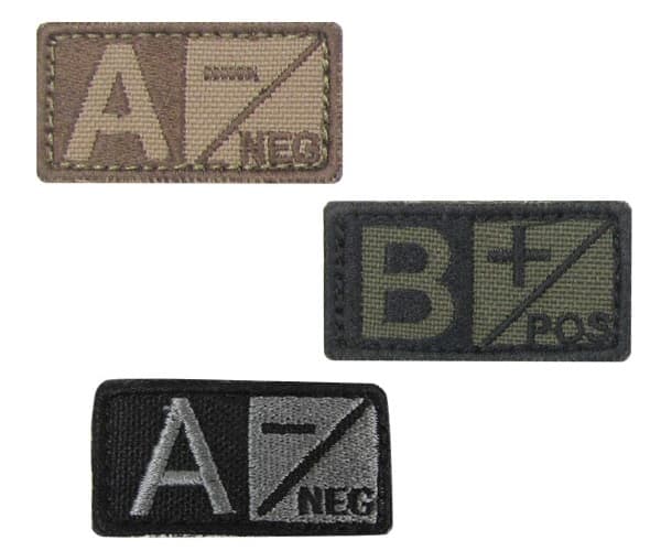 BLOODTYPE PATCH A-POZITIV - FOLIAGE