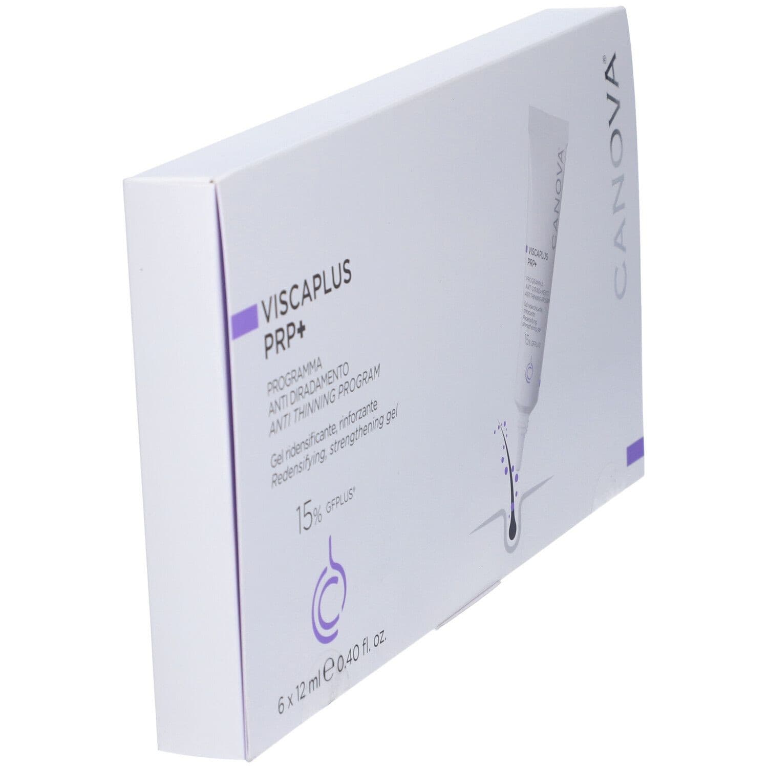 Sifarma Viscaplus PRP+ Gel Anti Caduta 6x12ml