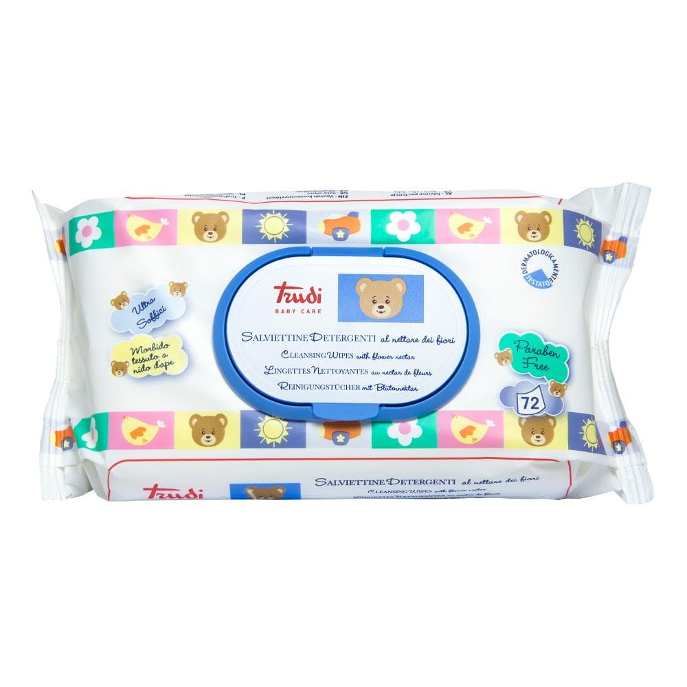 Trudi Baby Care Salviette detergenti Apri-Chiudi 72 Pezzi