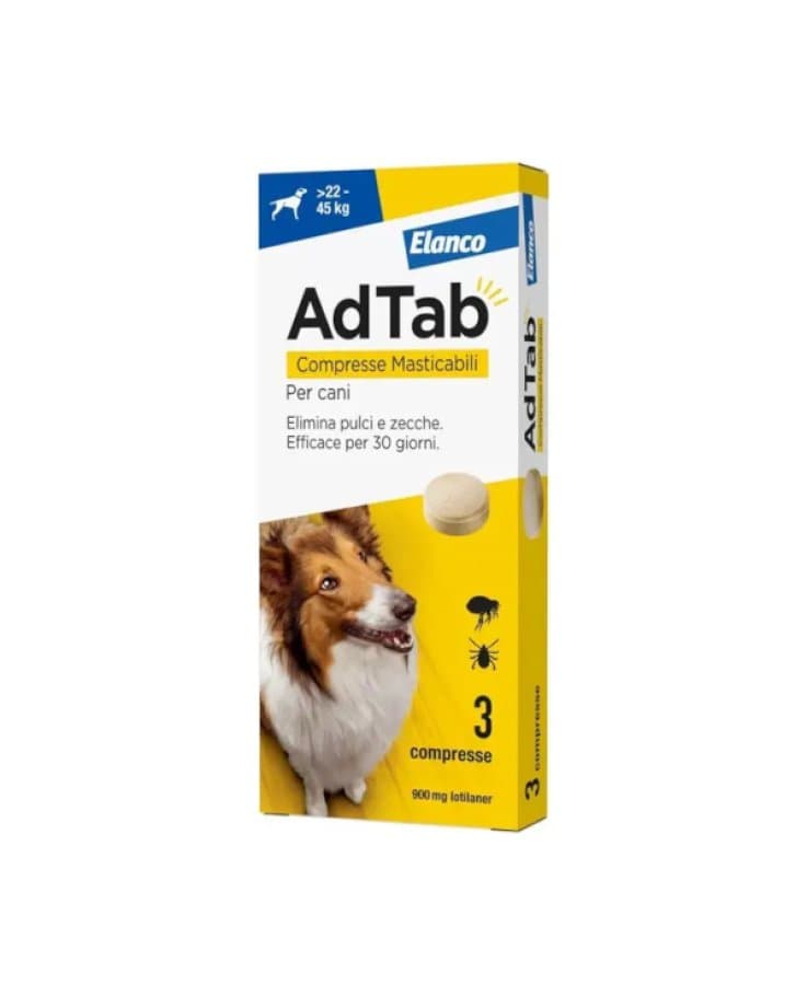 Adtab*3cpr 900mg Cani 22-45kg