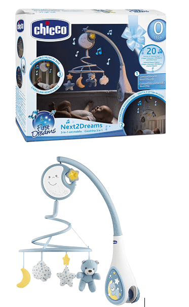 CHICCO - GIOSTRINA CULLA NEXT2DREAM AZZURRO 3 IN 1