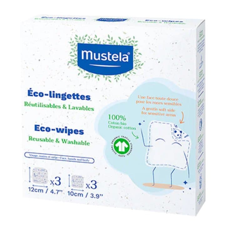 Mustela salviette lavabili 6 pezzi