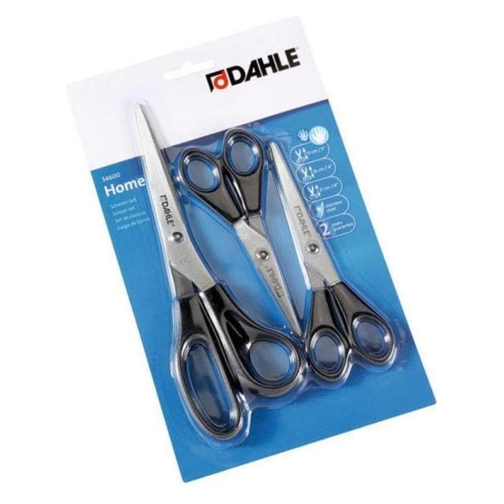 Dahle, Forbice, 54600 Set di forbici ECO, 3 forbici (20 cm)
