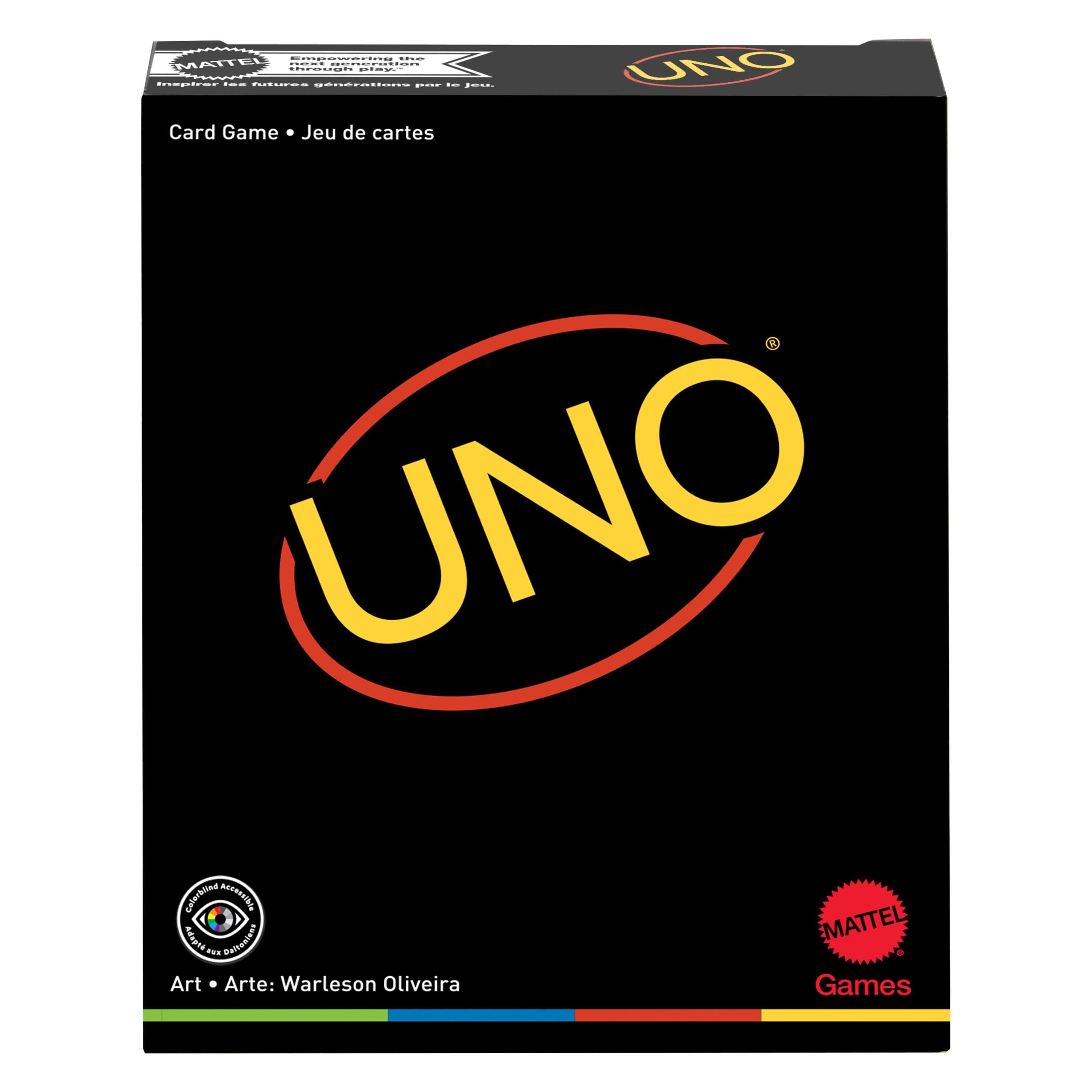 Mattel Games Uno Minimalista (Francese, Inglese, Italiano, Tedesco, 2 - 10 Giocatori)