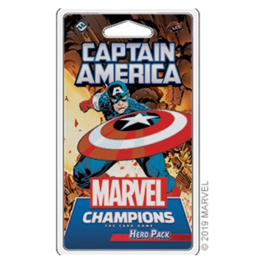 FFG Gioco di carte Marvel Champions: TCG - Captain America (Tedesco, 1 - 4 Giocatori)