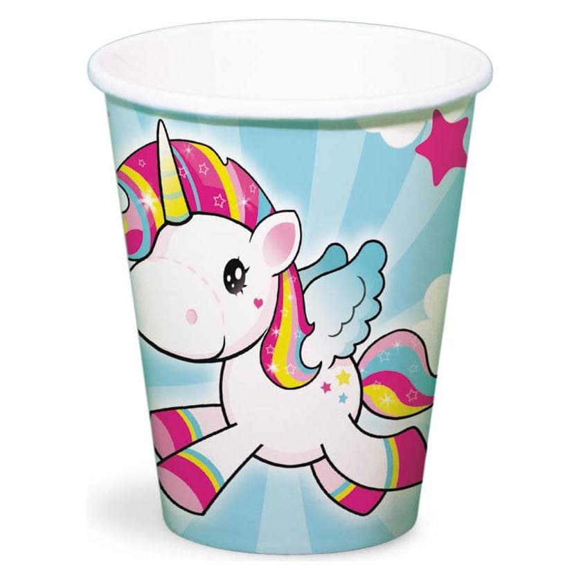 Folat, Stoviglie usa e getta, Tazza Unicorno (8x)