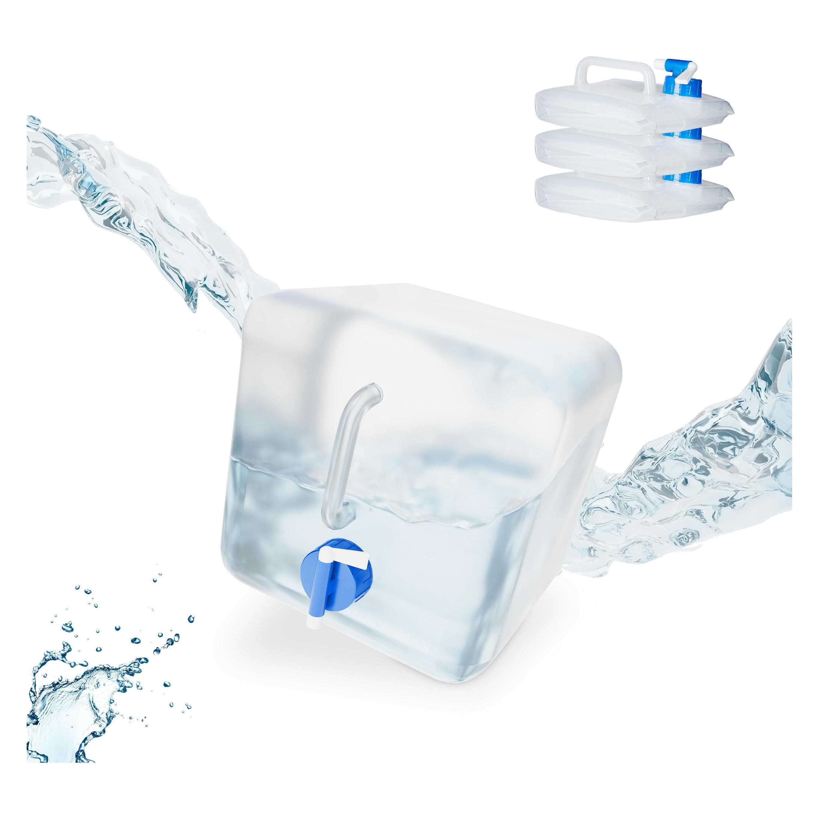 Relaxdays, Attrezzatura per garage, taniche acqua rubinetto