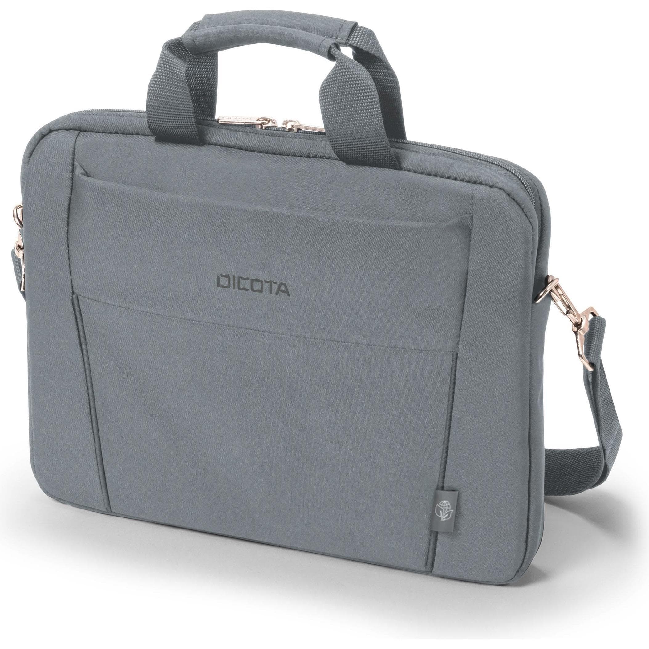 Dicota Eco Slim Base (14.10", Universale), Borsa per Notebook, Grigio