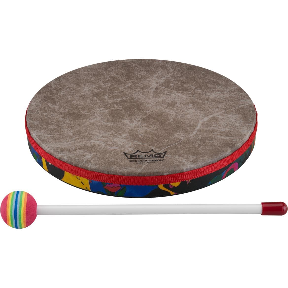 Remo Telaio per bambini (Rotolo), Strumenti a percussione, Multicolore
