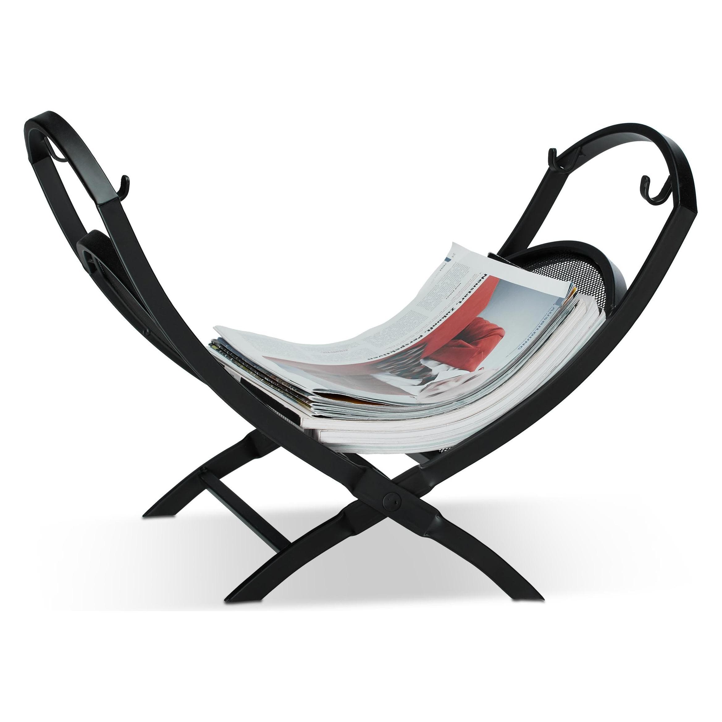 Relaxdays, Accessori per camino, Cestino per legna da ardere