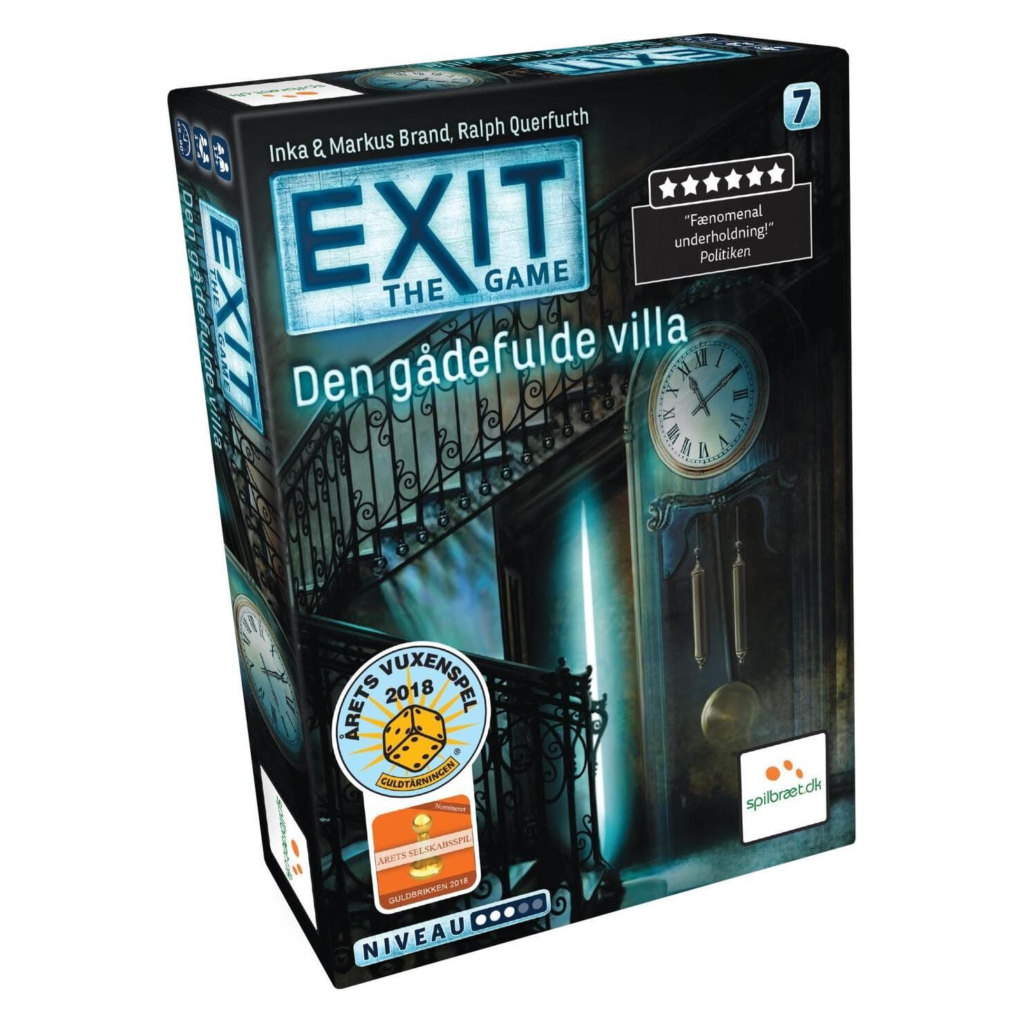 Lautapelit USCITA 7: Villa Den Gådefulde (DA) (Danese, 1 - 4 Giocatori)