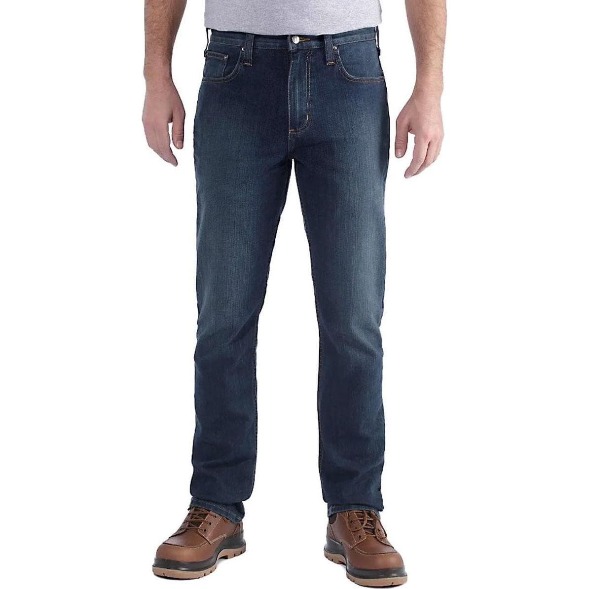 Carhartt, Uomini, Jeans, Flex robusto, Blu, (32, 34)