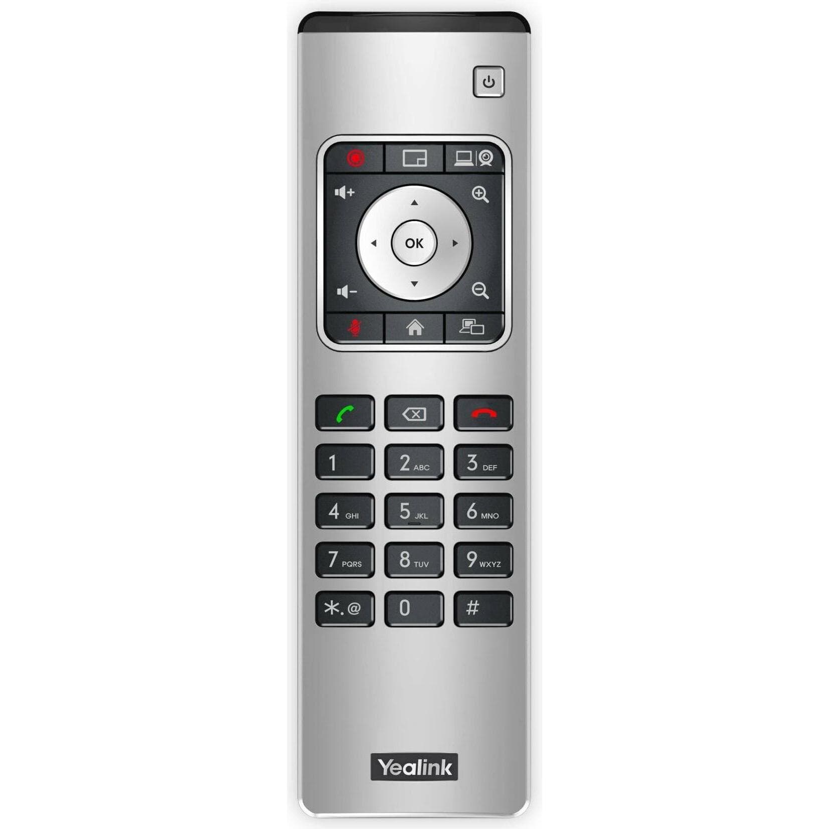 Yealink VCR11 - Pulsanti - Nero - Argento, Accessori per dispositivi per conferenze