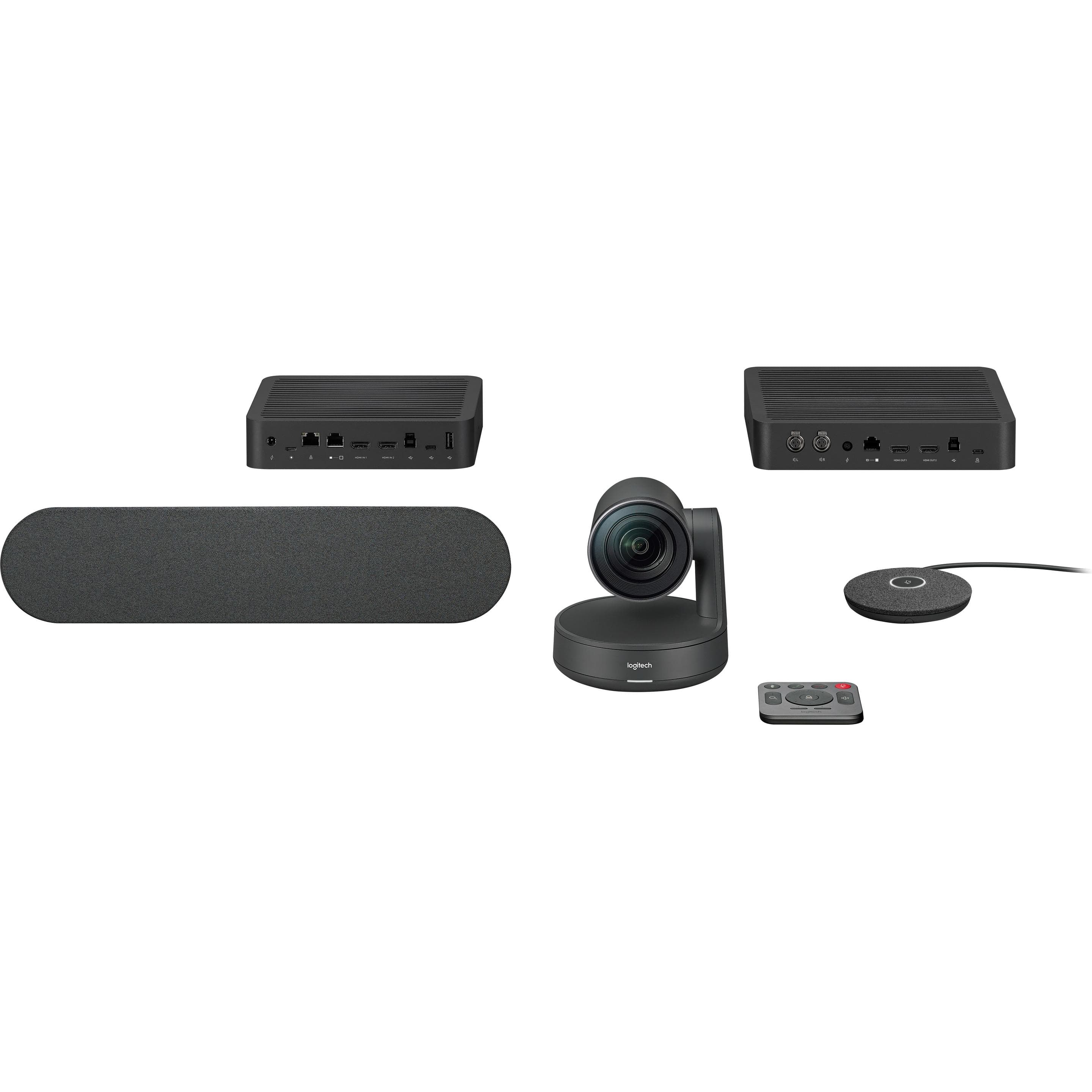 Logitech Rally, Dispositivo per conferenze, Nero