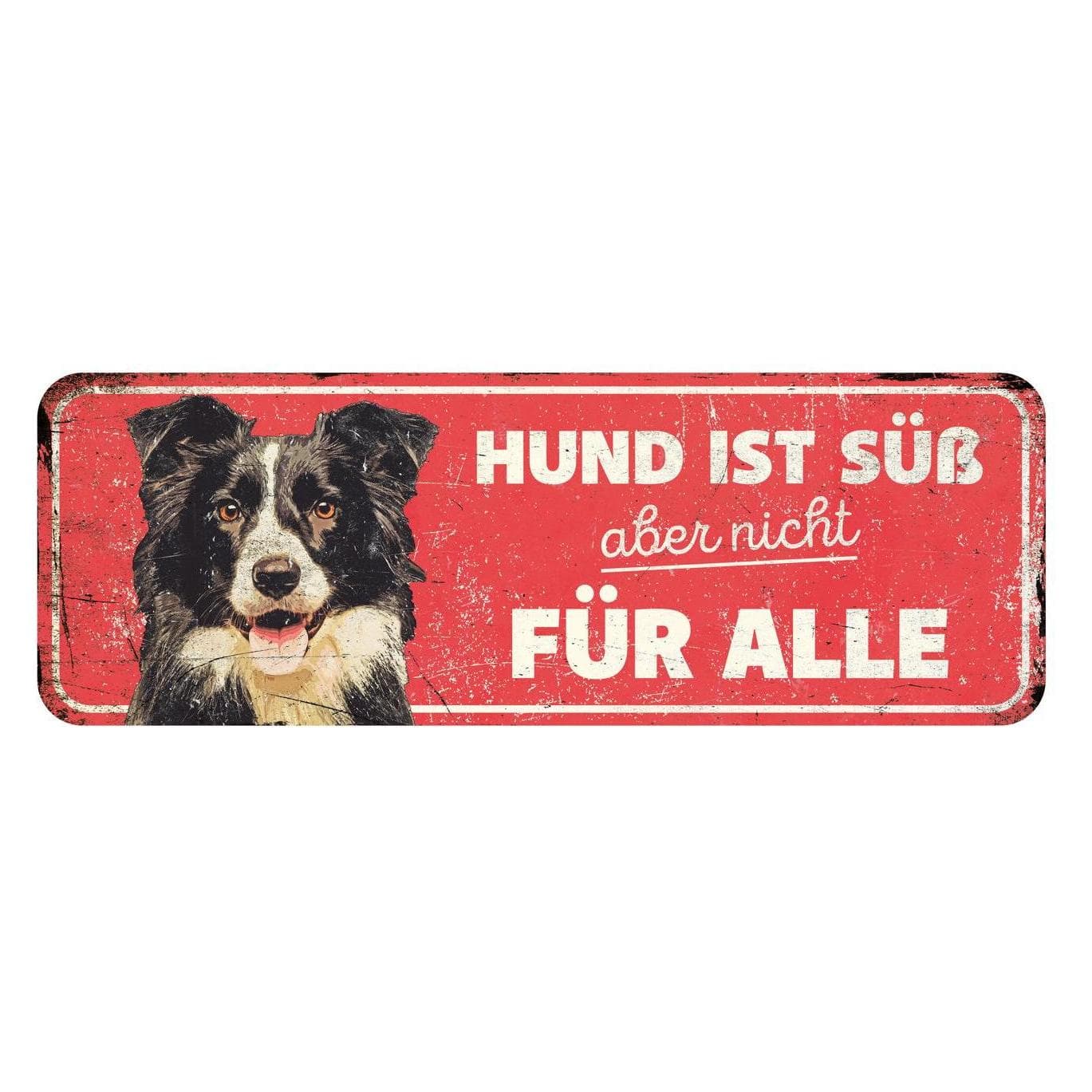 EBI, Segnaletica di sicurezza, D&D Segnale di avvertimento per la casa Collie rosso