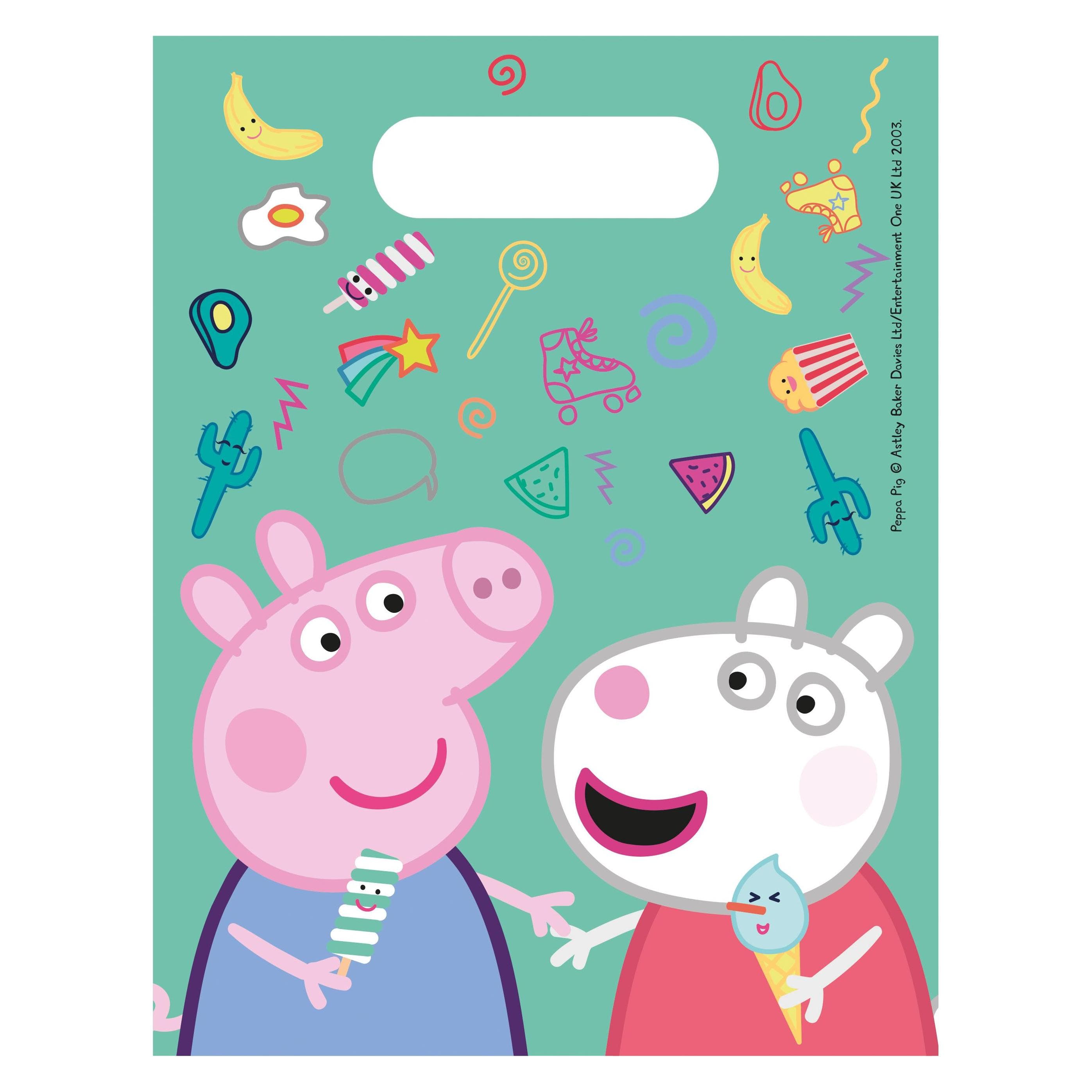 JT Lizenzen Borse Compleanno Peppa Pig (6 pz.)