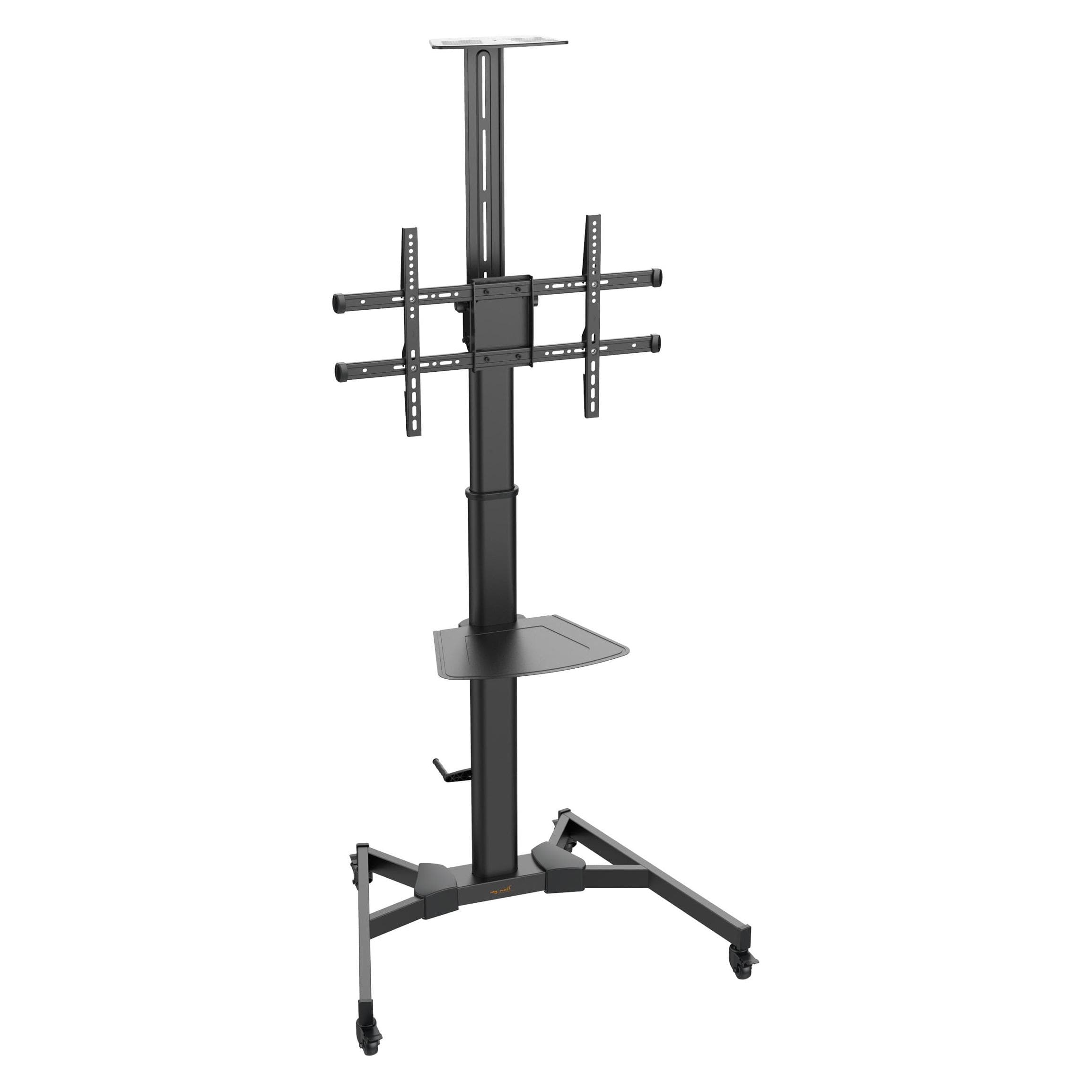 myWall Carrello TV 94,0 cm (37) 177,8 (70) Estendibile, Inclinabile, Piedistallo (50 kg, 37" - 70"), Piedistallo TV, Nero