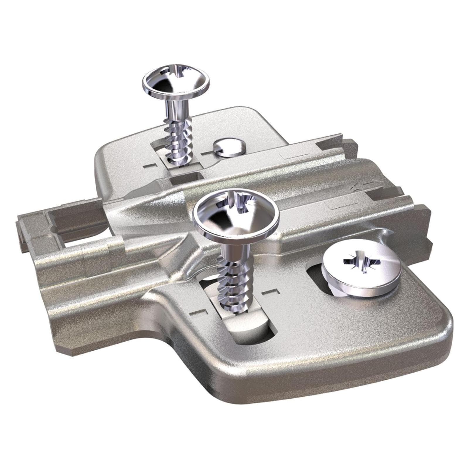 Hettich, Connettori in legno, Basette a croce S8099C 0 mm nero di ossi (200 pz.)