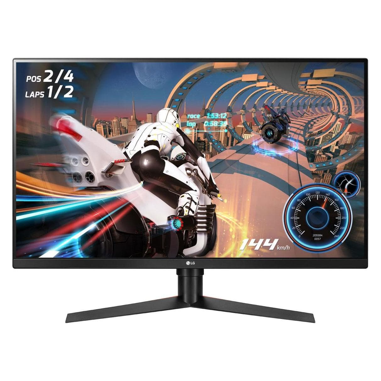 LG 32GK650F-B (2560 x 1440 pixel, 32"), Monitor, Nero, Rosso