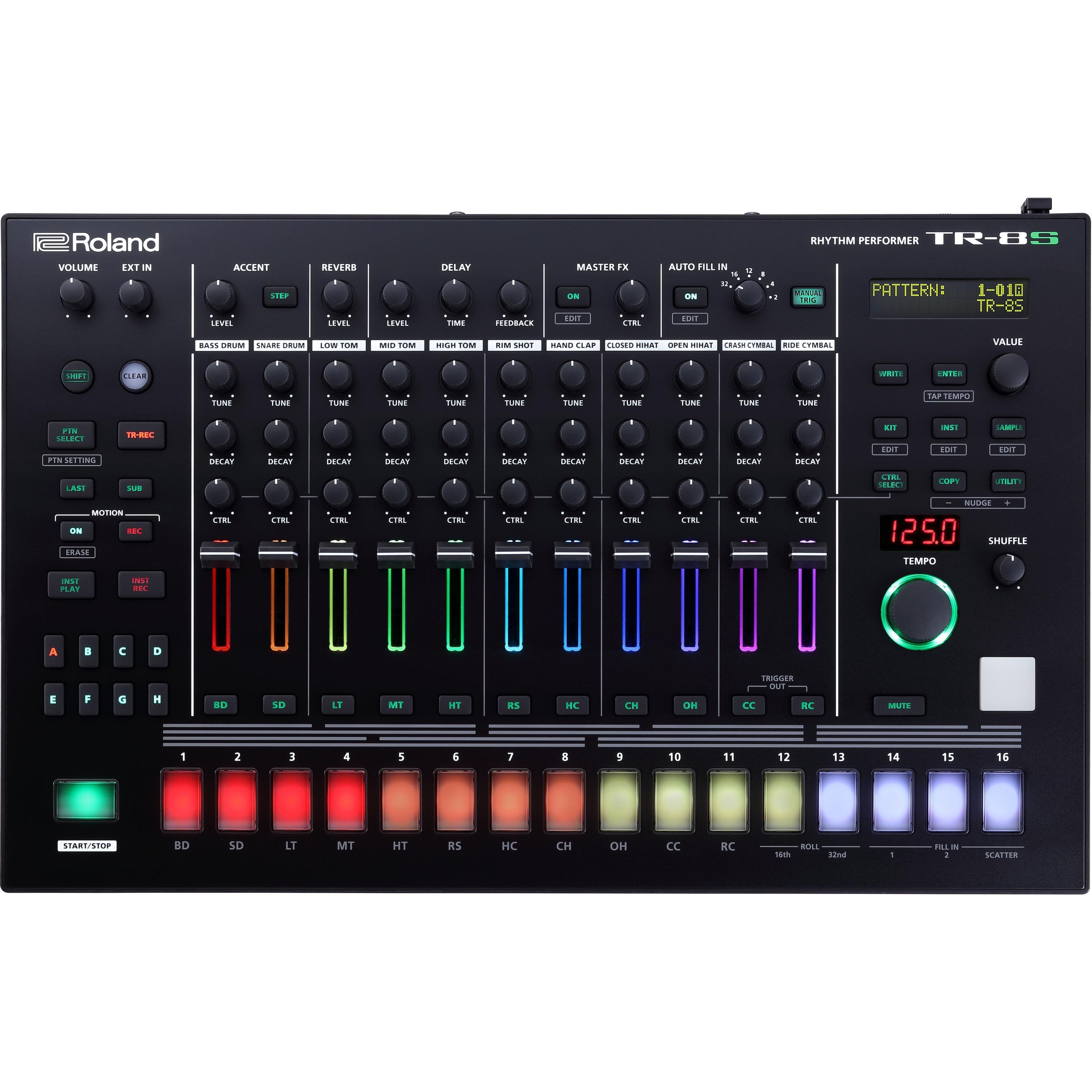 Roland TR-8S, Sintetizzatore, Nero