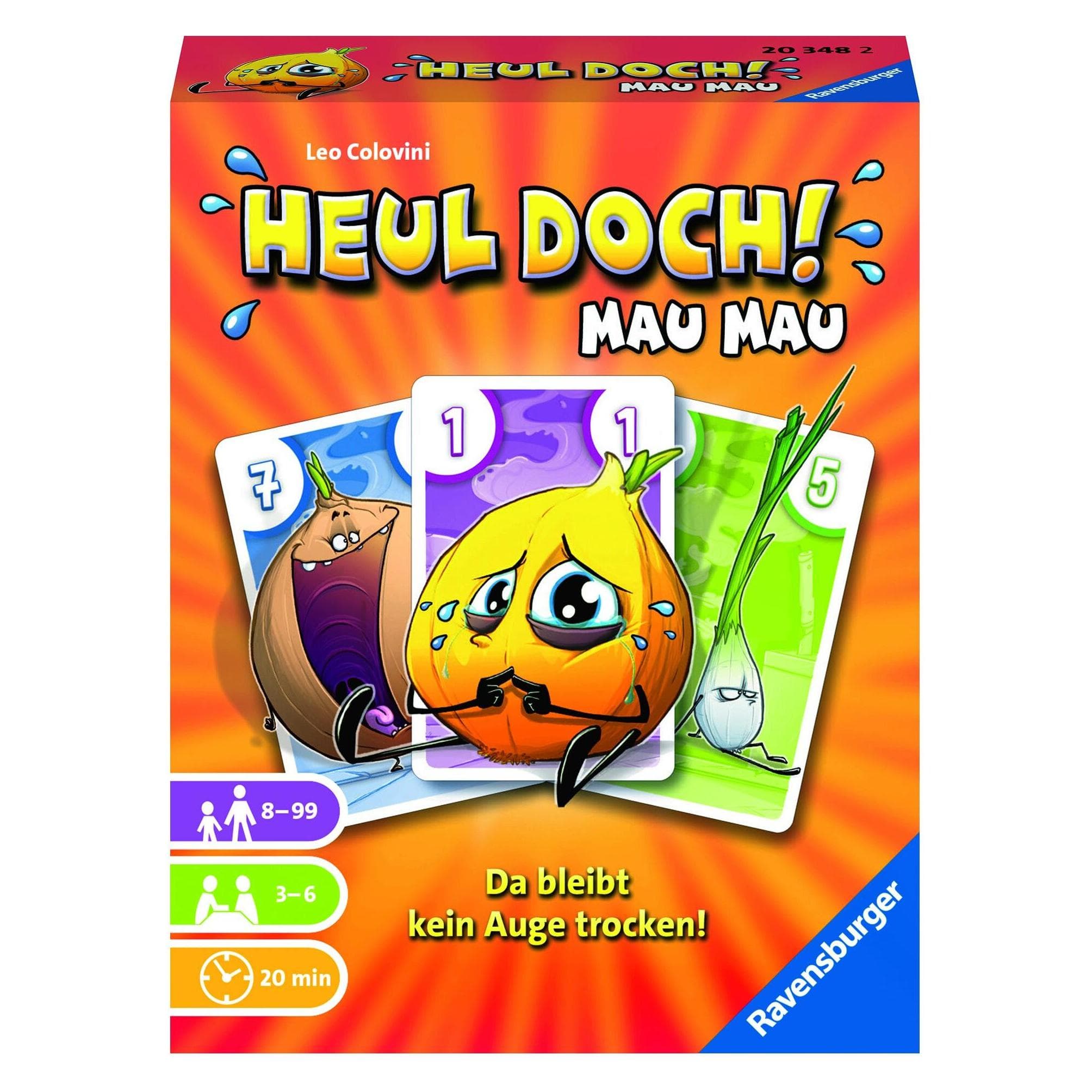 Ravensburger Heul doch Mau Mau (Tedesco, 3 - 6 Giocatori)