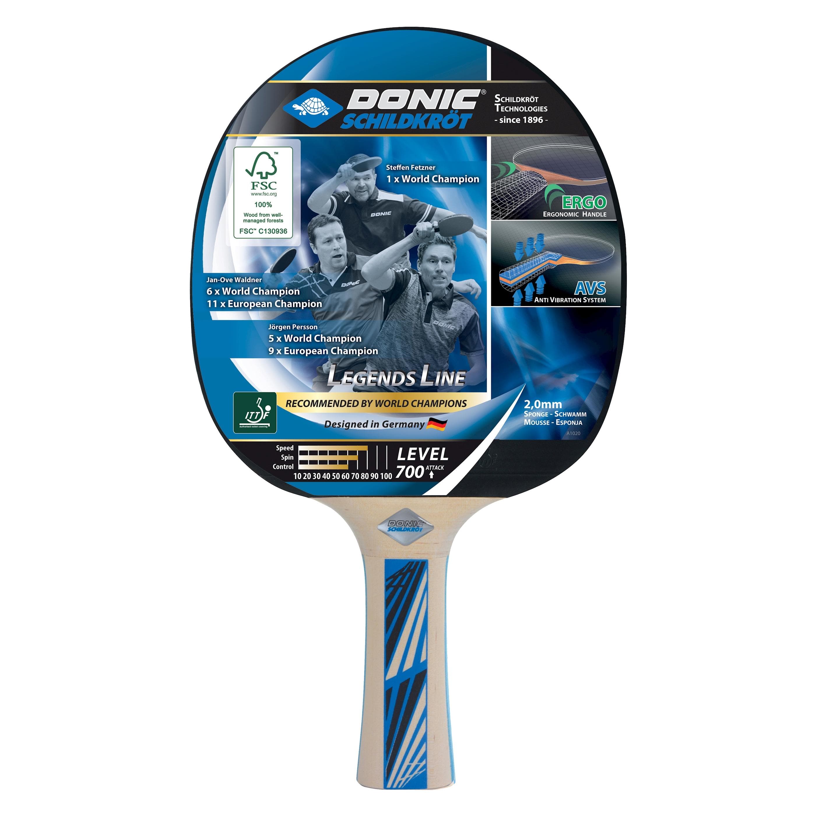 Donic Schildkröt, Racchetta da ping-pong