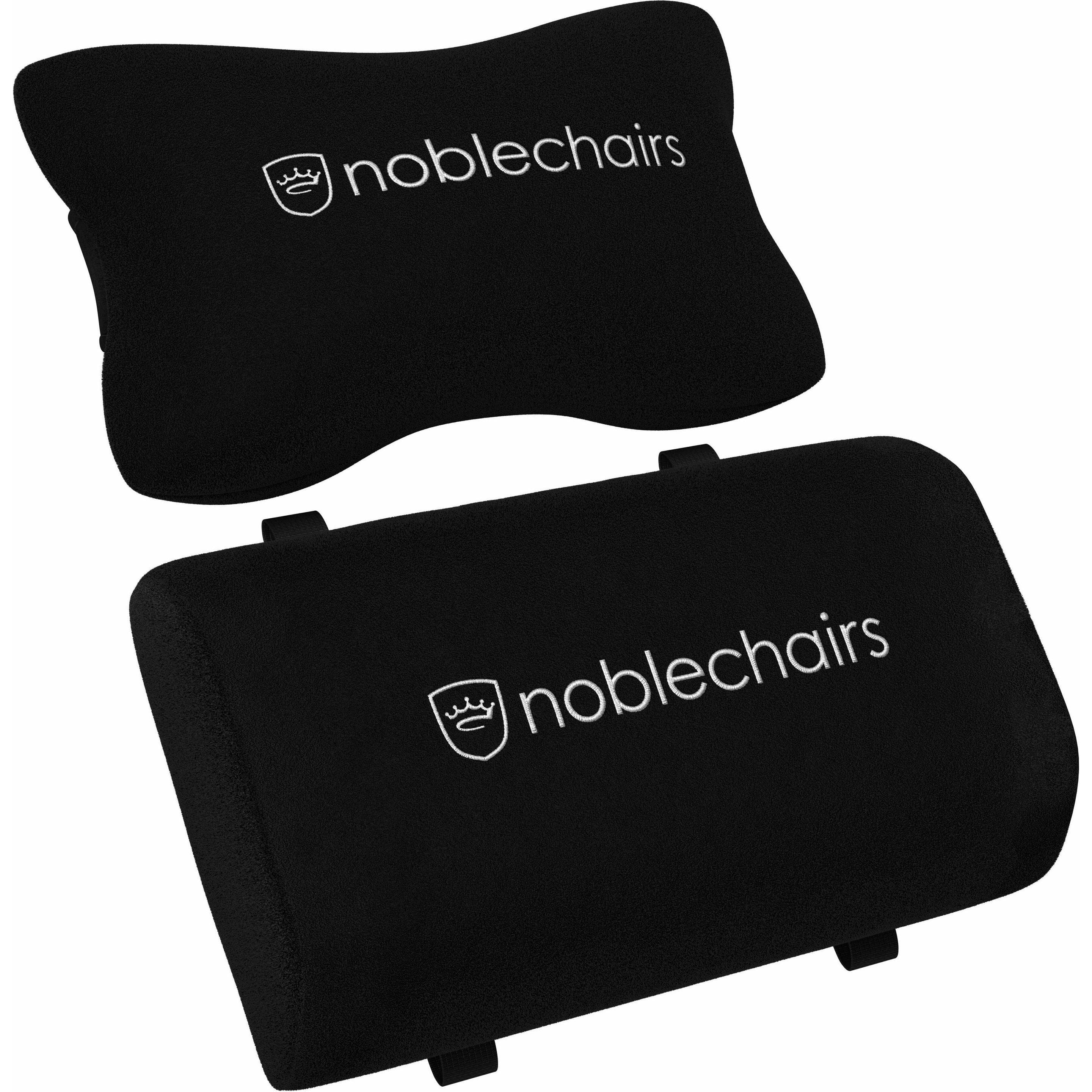 noblechairs Set di cuscini per Epic/Icone/Ero, Accessori per mobile da gaming, Nero