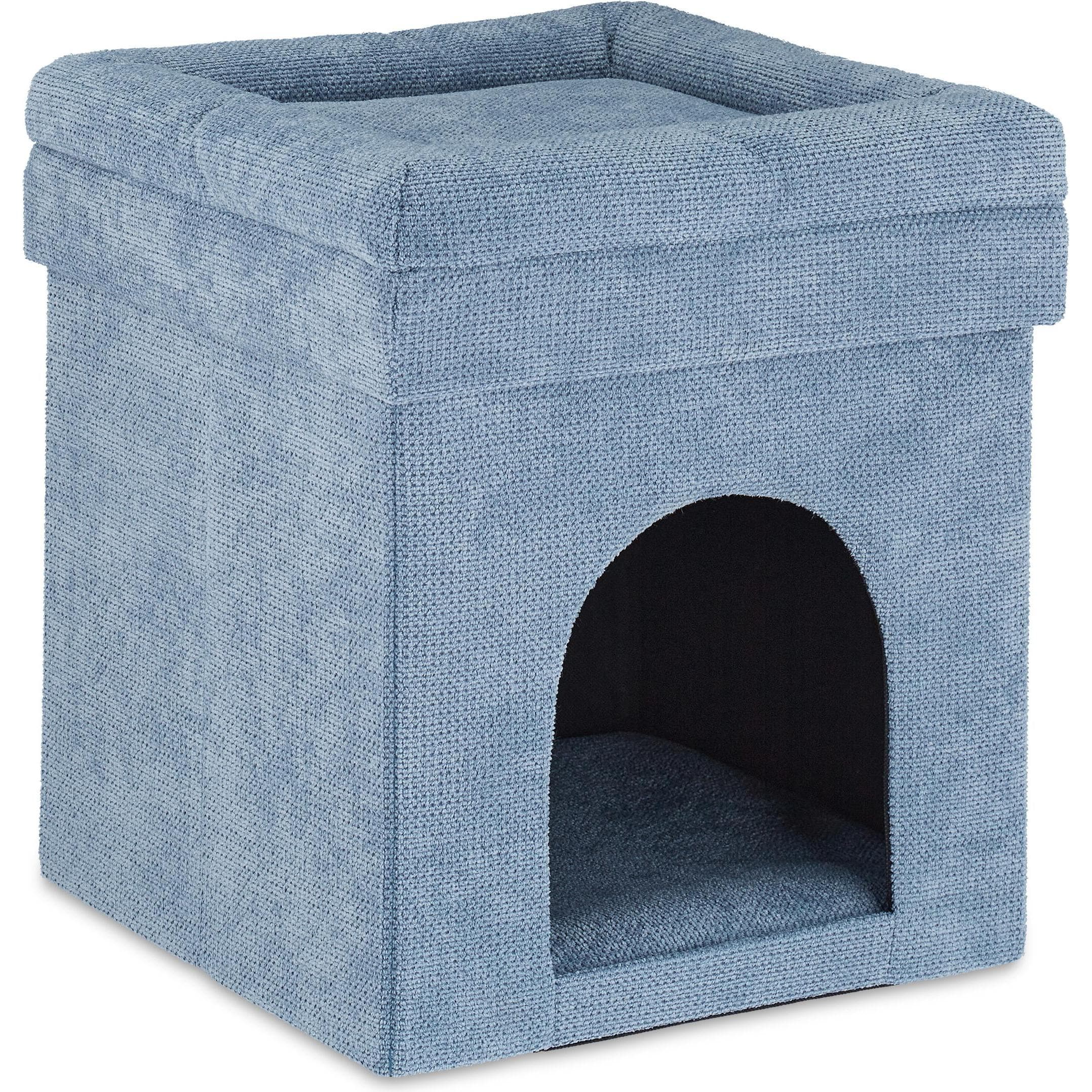Relaxdays Sgabello, cuccia (Cane, Gatto), Cuccia per cani + cuccia per gatti