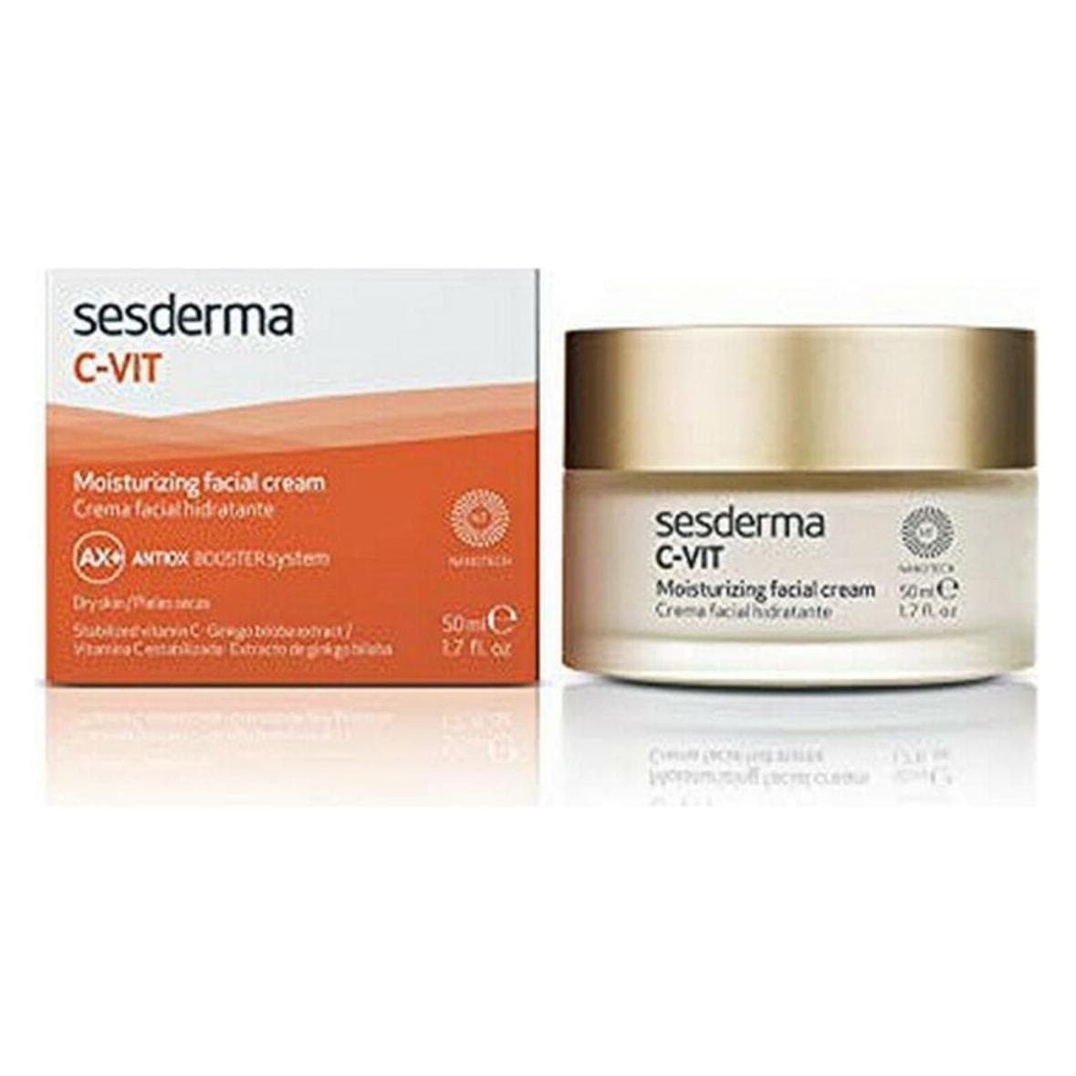 Sesderma, Crema viso, usa C-Vit Crema idratante per il viso (50 ml, Tonico per il viso)