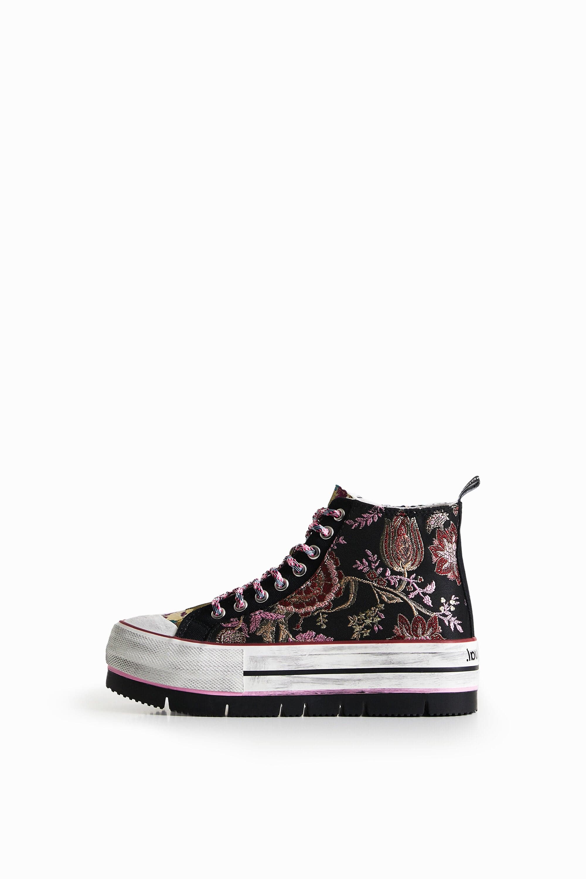 Sneaker alte plateau patch orientale