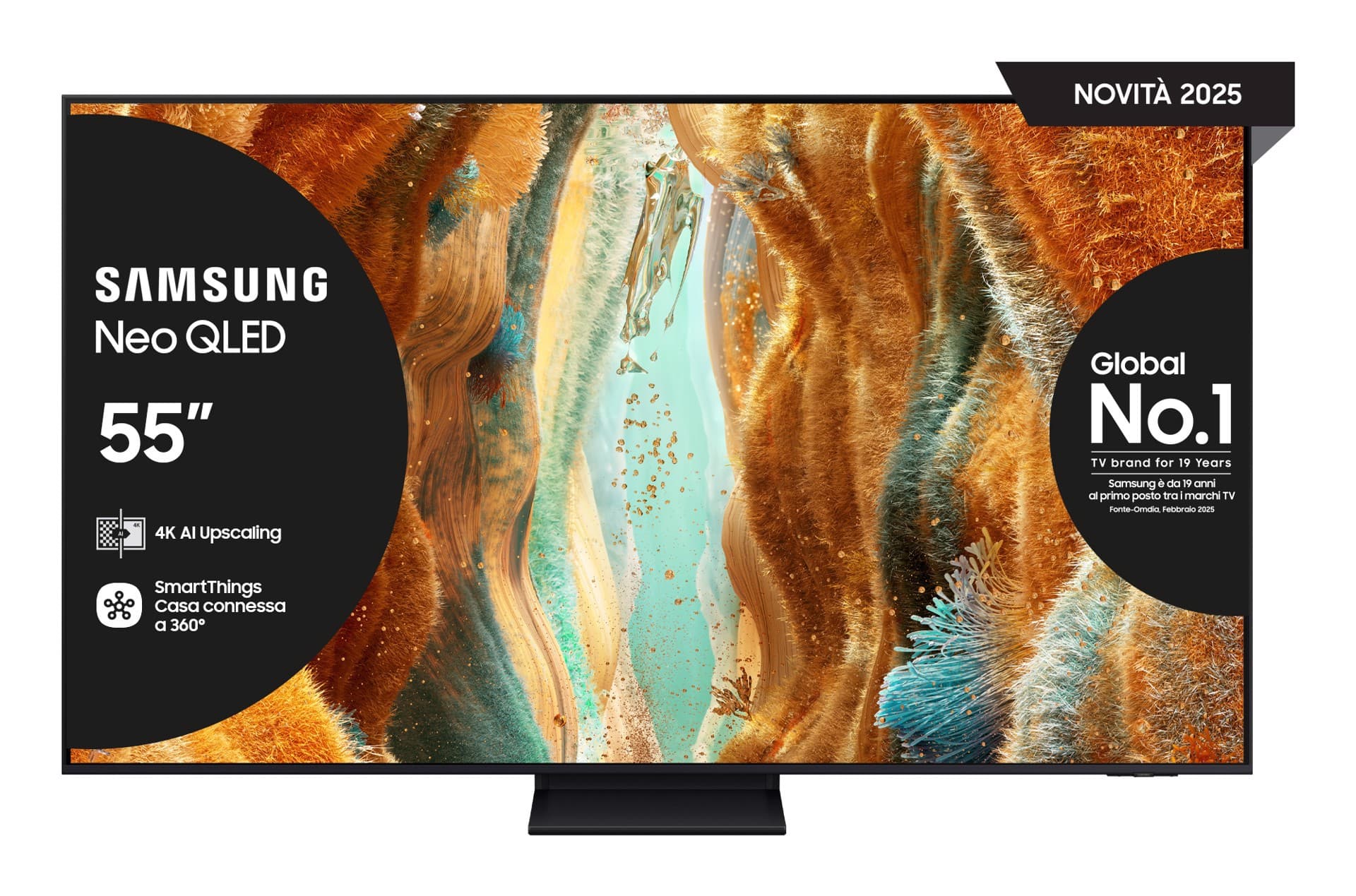 Samsung Smart TV 55" QE55QN70FAUXZT Neo QLED 4K Mini LED 2025