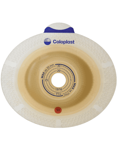 Coloplast - Sensura Click Xpro Placca Convessa Per Uro/ileostomia 5 Pezzi Cf 50mm Rit. 15-33