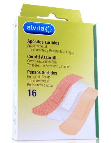 Cerotti Assortiti Alvita 16 Pz