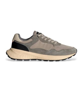 HOFF per uomo. 22435600 Sneakers in pelle grigia City Mkii Manila (42), Basso, Stringhe, Casual, Grigio