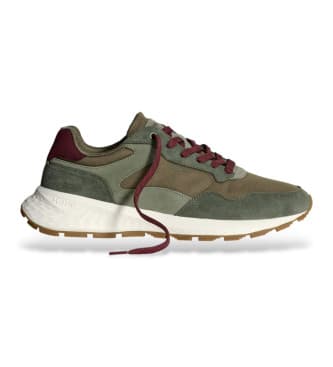 HOFF per uomo. 22535610 Sneakers City Mkii in pelle verde (45), Basso, Stringhe, Casual