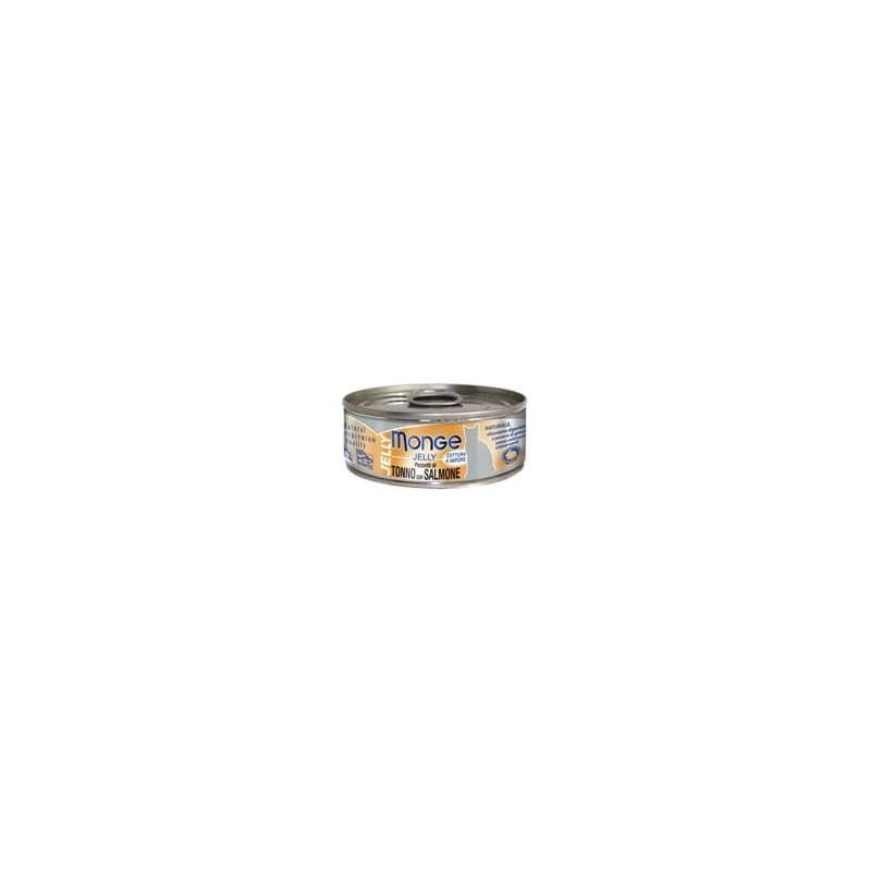 Monge - Monge & C. Monge Natural Quality Gatto Monge Jelly Pezzetti Di Tonno Bonito/salmone 80 G