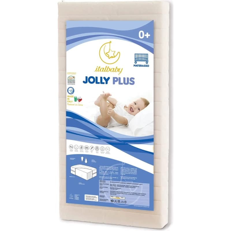 ITALBABY Jolly Plus - Materasso per neonati 60 x 125 cm