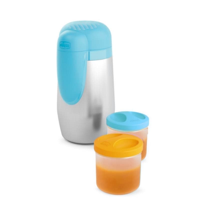 Chicco Step Up Family - Portavivande termico in Acciao Inox