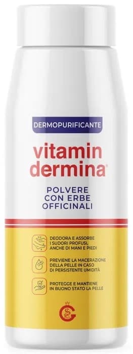 Vitamindermina Polvere Con Erbe Officinali Dermopurificante 100 Grammi