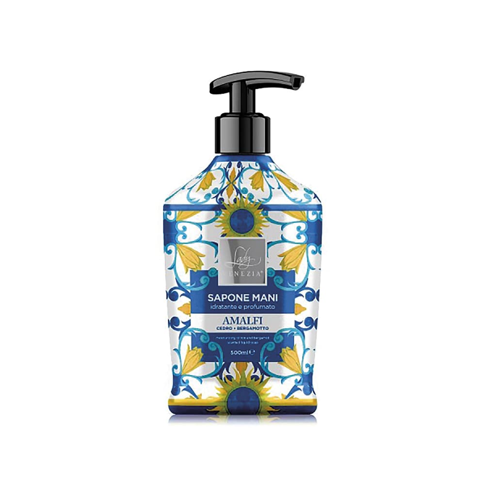 <p>Sapone mani 500 ml idratante e profumato, cedro & bergamotto, Amalfi</p>
